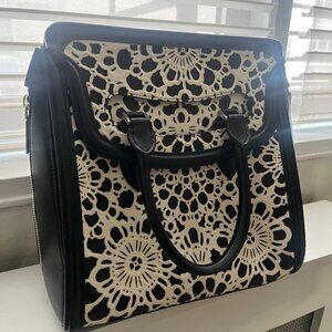 Rare Authentic Alexander McQueen Large Leather Bag